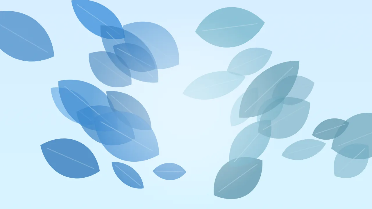 Glass canopy — blue and deep blue organic wallpaper