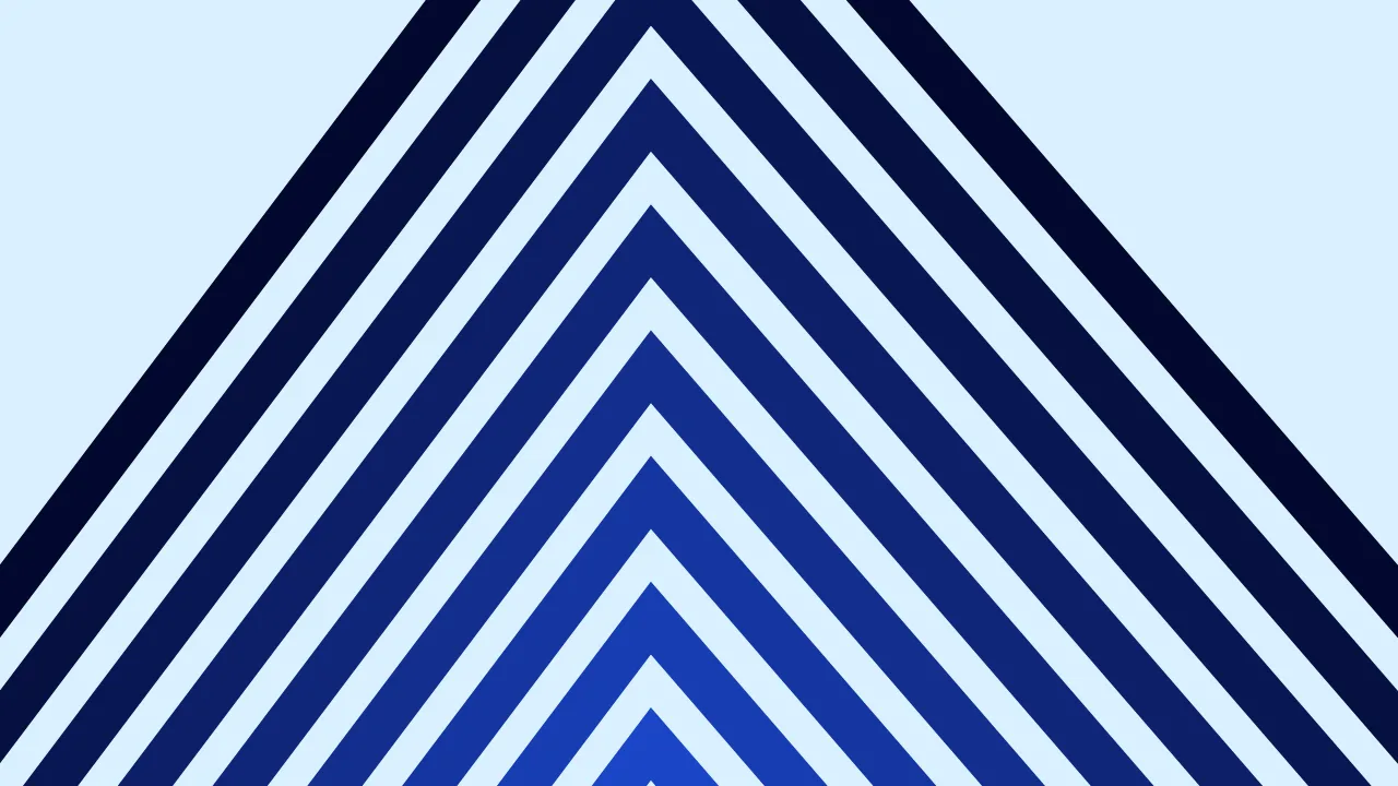 Chevron fade — blue and deep indigo minimal wallpaper