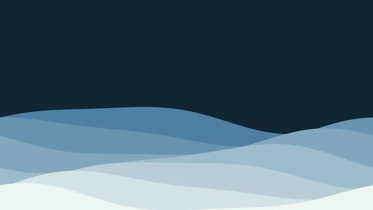 Paper dunes — blue and deep blue minimal wallpaper