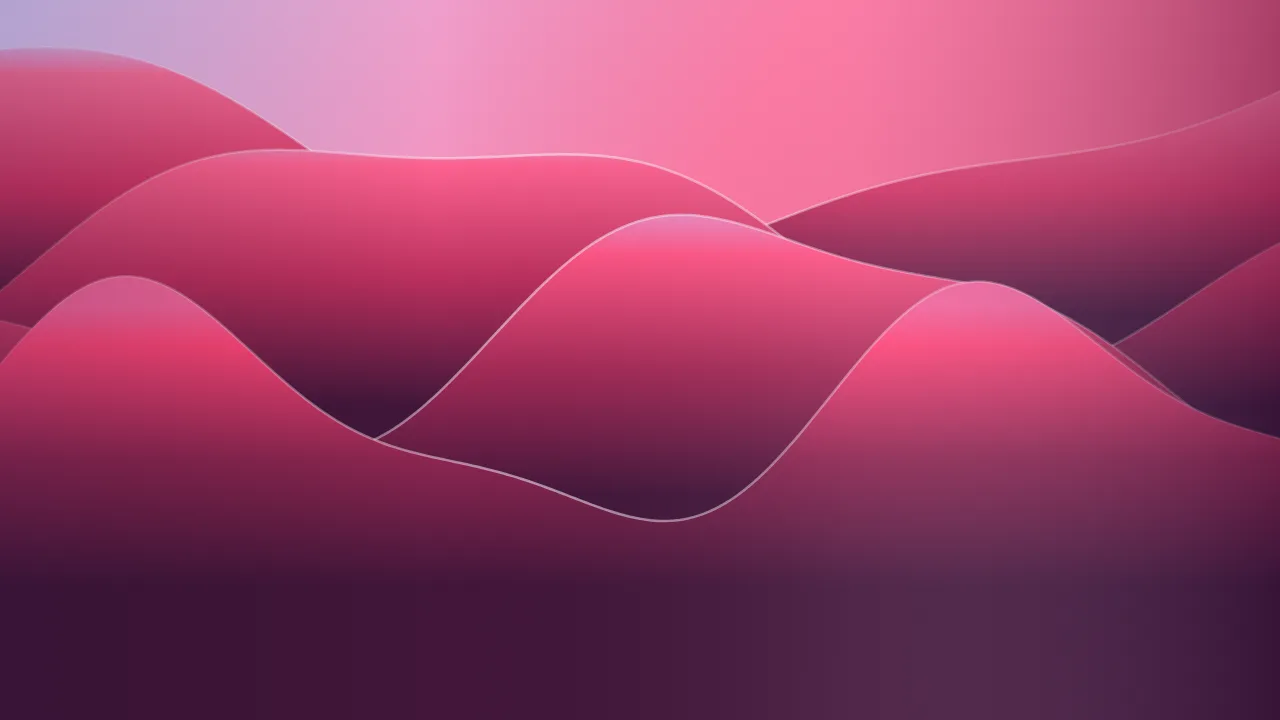 Velvet fold — pink and deep violet minimal wallpaper