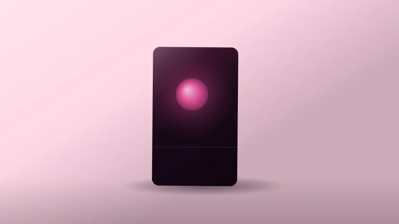 Soft monolith — pink and deep magenta minimal wallpaper