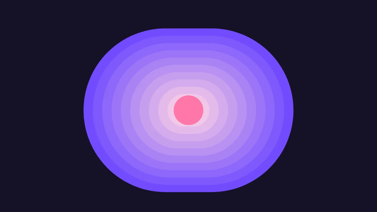 Sun portal — indigo and deep indigo minimal wallpaper