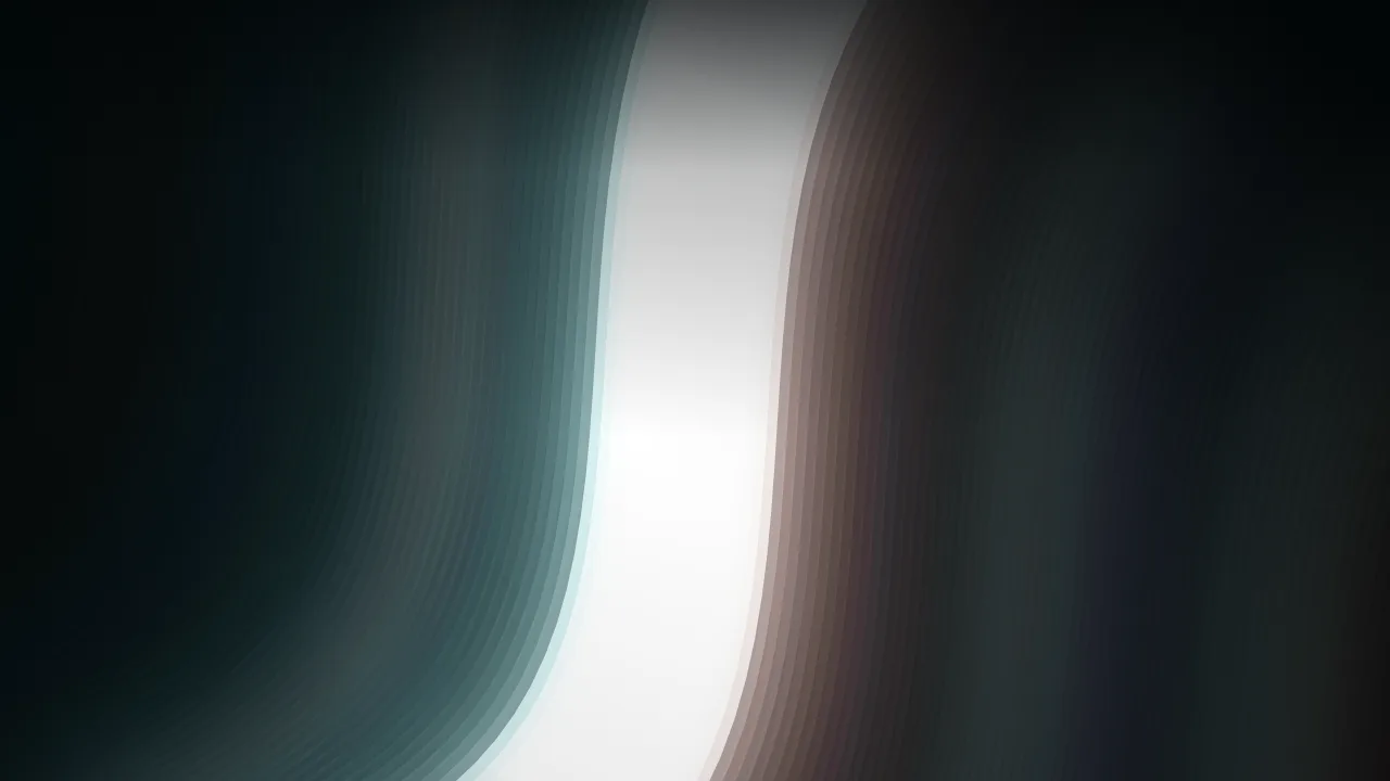 Spectral beams — cyan and deep cyan minimal wallpaper