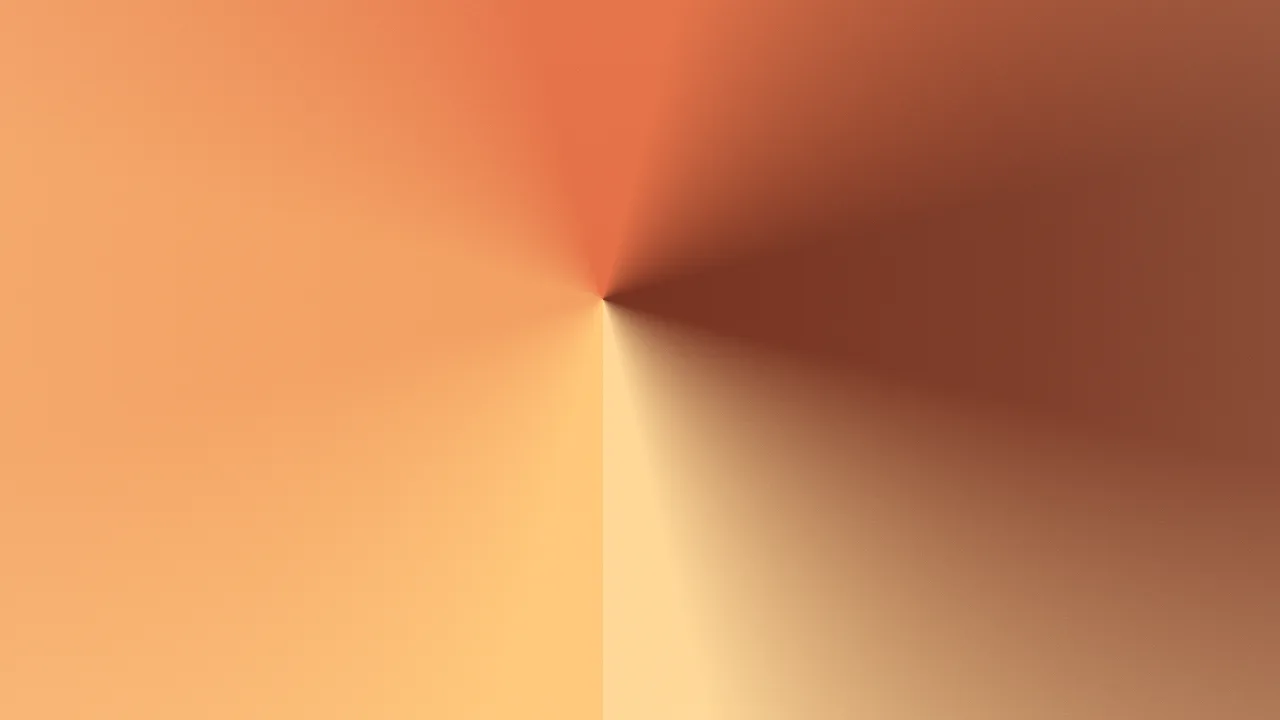 Colour vortex — coral and deep red minimal wallpaper